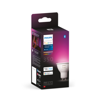 Philips Hue White en Color Ambiance spot GU10 met bluetooth