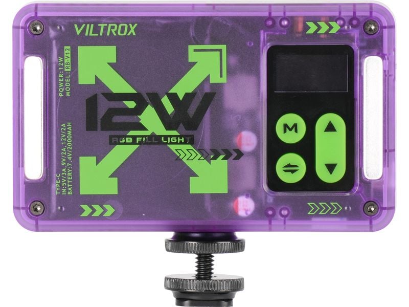 Viltrox Videoleuchte RB-V12 RGB LED Light Panel Magnetische tragbare RGB-LED-Leuchte
