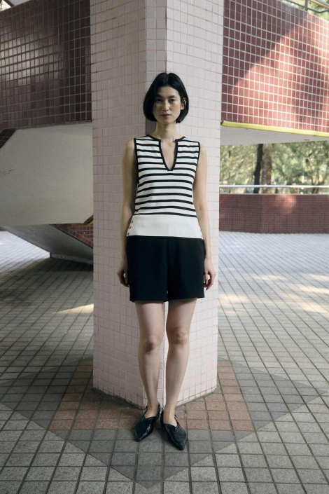 Object beige dames top