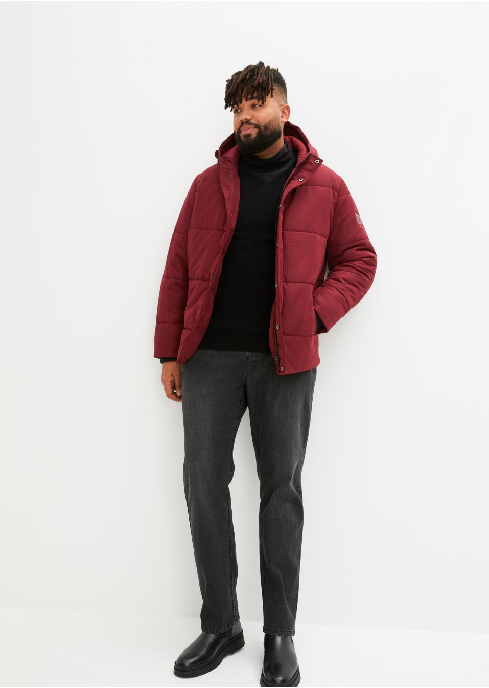 Veste matelassée à capuche en polyester recyclé