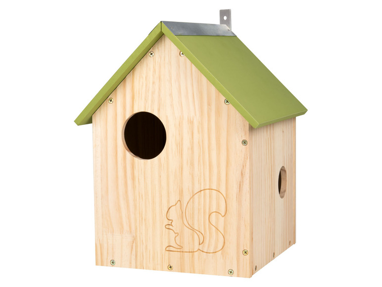 Huisje voor een eekhoorn of vleermuis