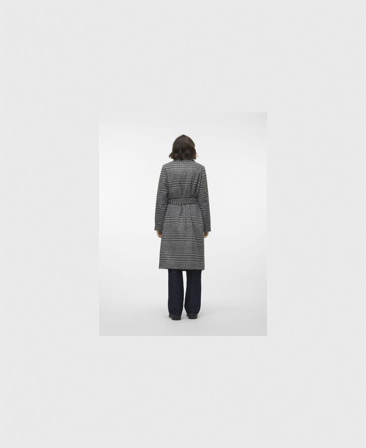 Vero Moda VMLUCK LONG CHECK COAT BOO Griffin/check