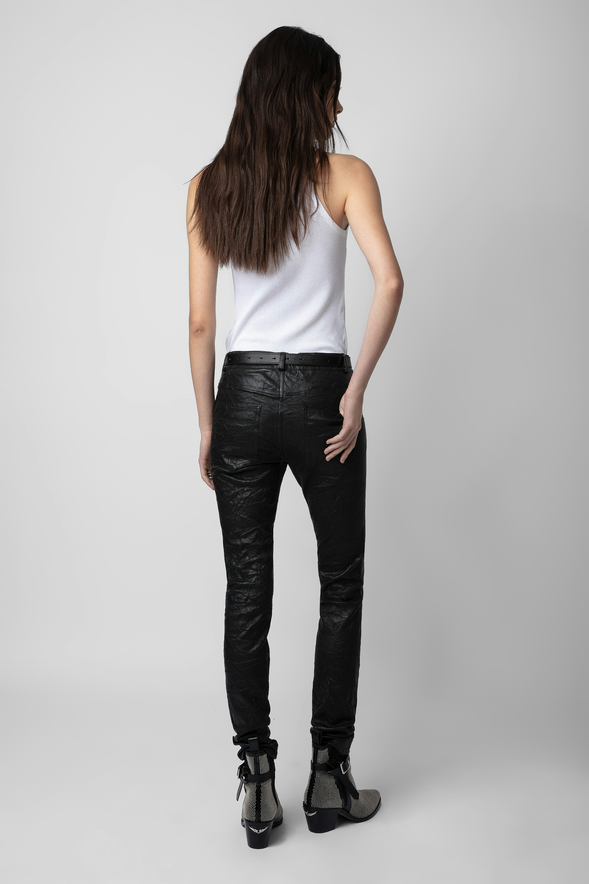Pantalon Phlame Cuir