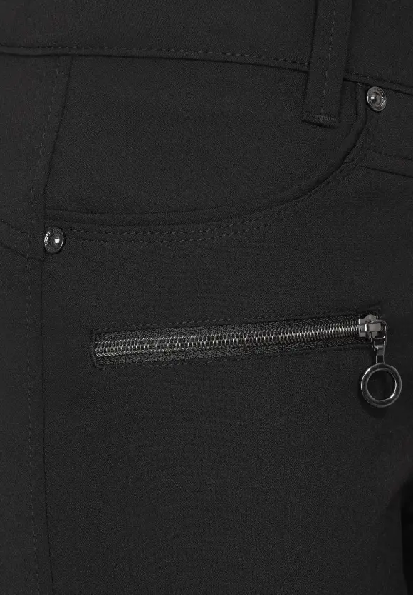 Slim Fit Technostretch Hose - Black
