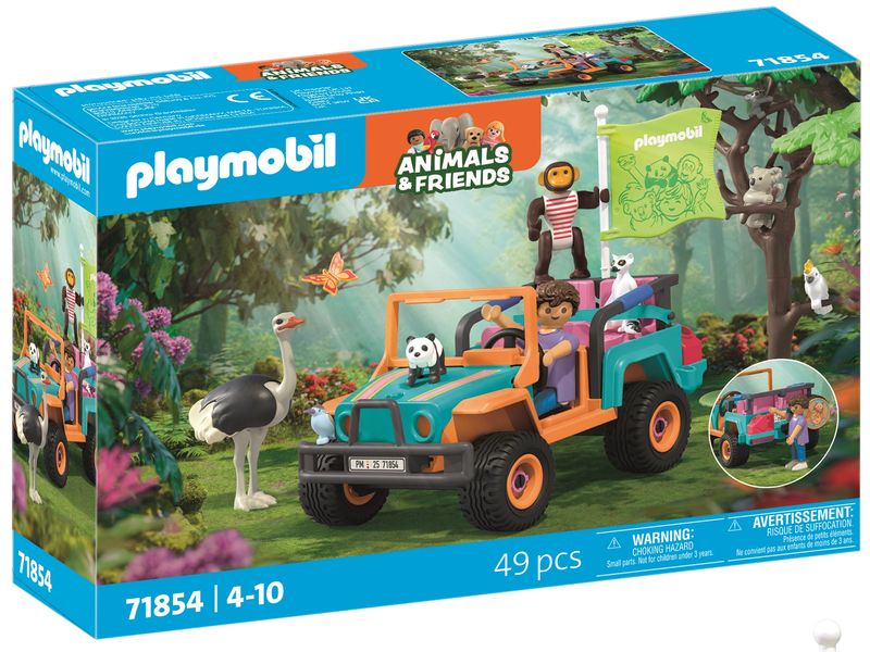 Playmobil Animals & Friends: Bunter Geländewagen 71854 Abenteuer auf vier Rädern