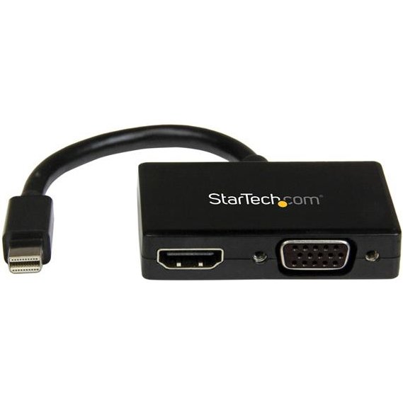 StarTech.com Adaptateur audio / vidéo de voyage - Convertisseur 2-en-1 Mini DisplayPort vers HDMI ou VGA
