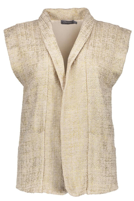 Geisha beige dames gilet