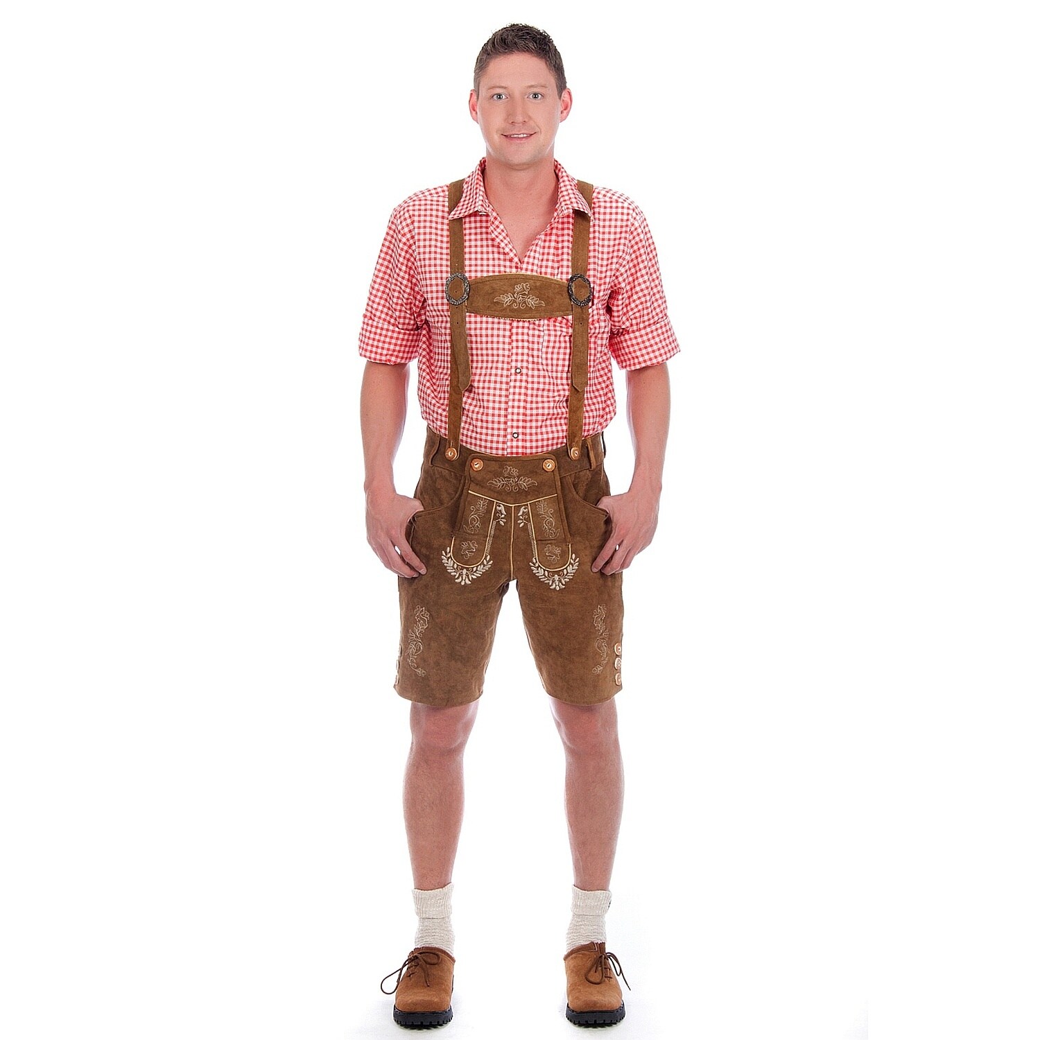 Kurze Trachtenlederhose