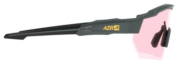 Lunettes AZR Kromic Race RX Carbone Mat/Noir / Écran Irisé Rose Photochromique