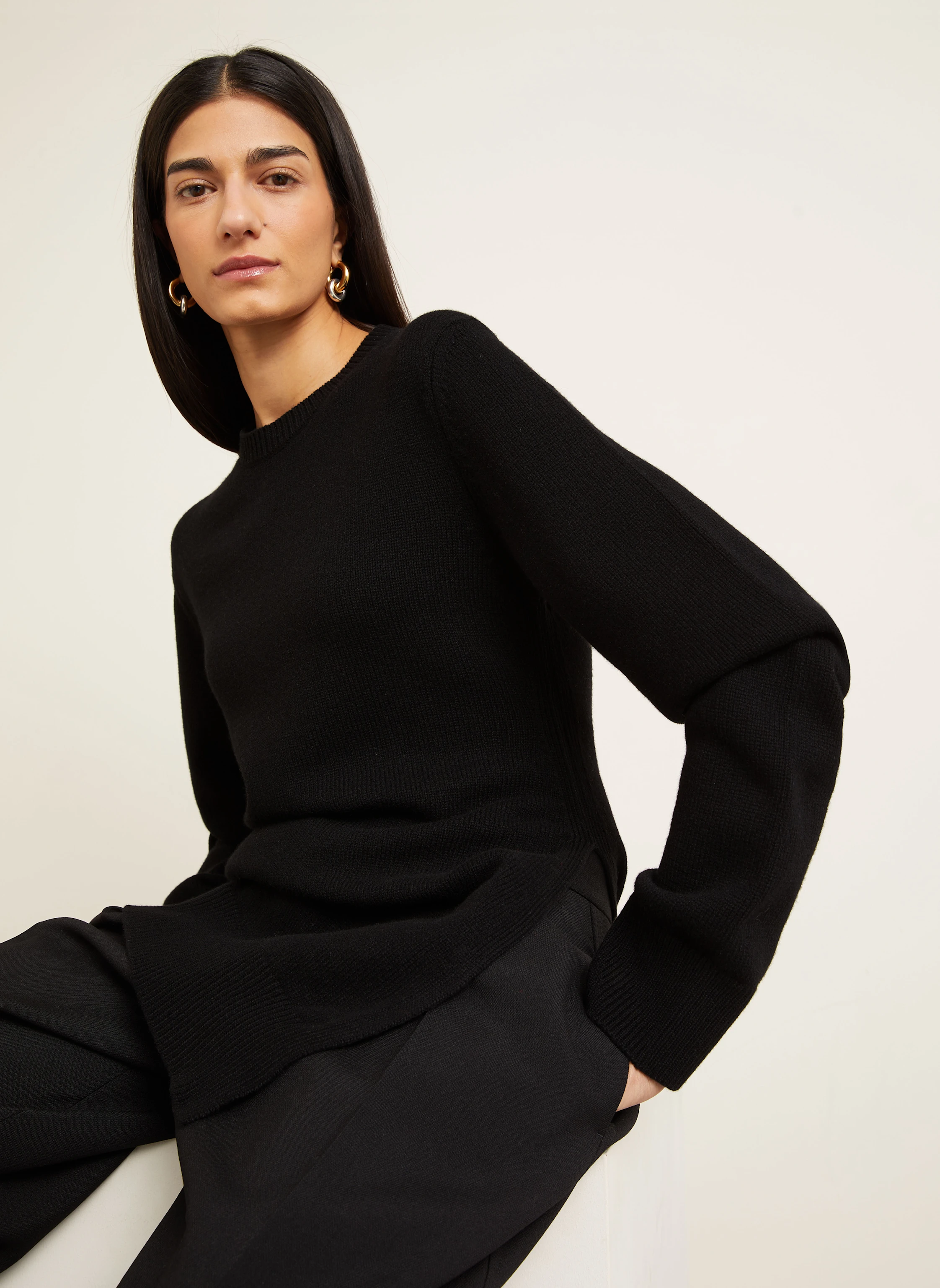 JIL SANDER Pullover mit Cashmere