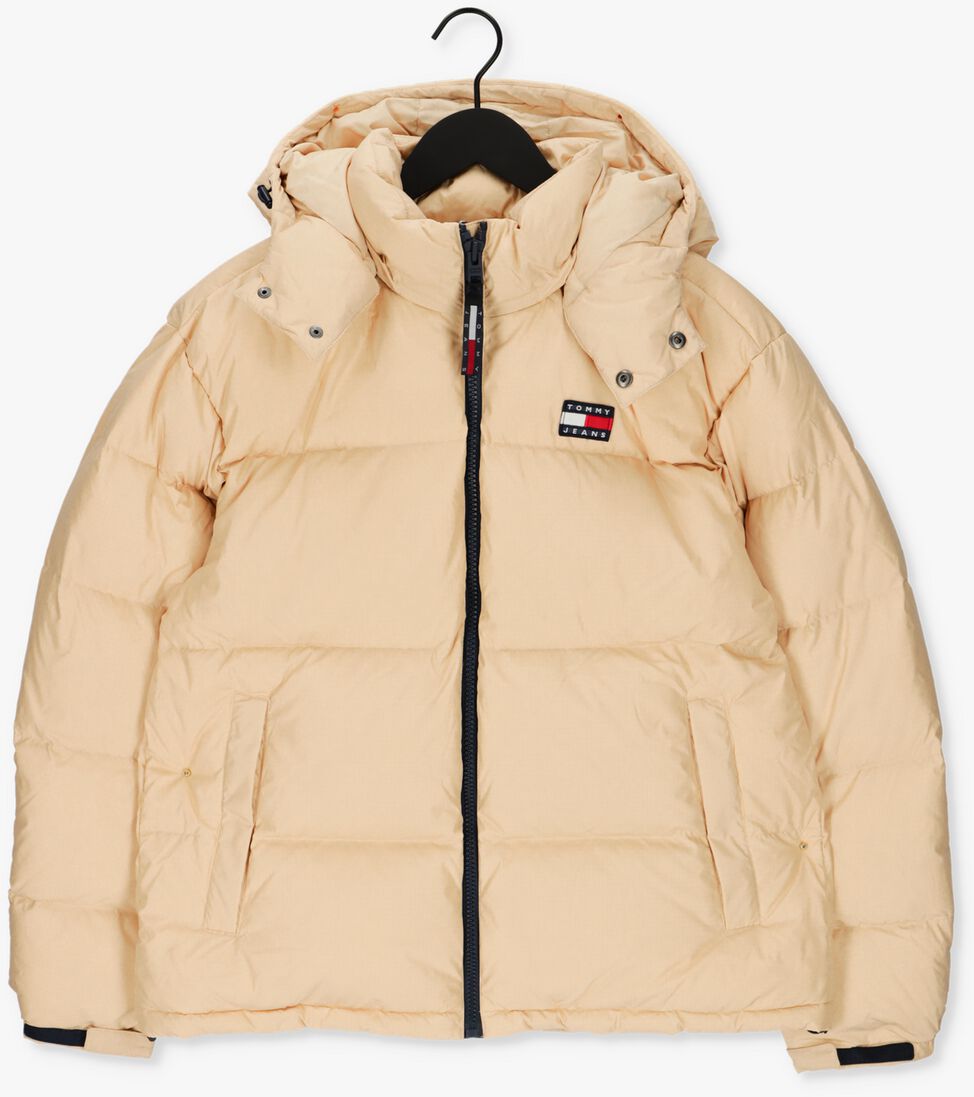 TOMMY JEANS beige tommy jeans gewatteerde jas tjm alaska puffer