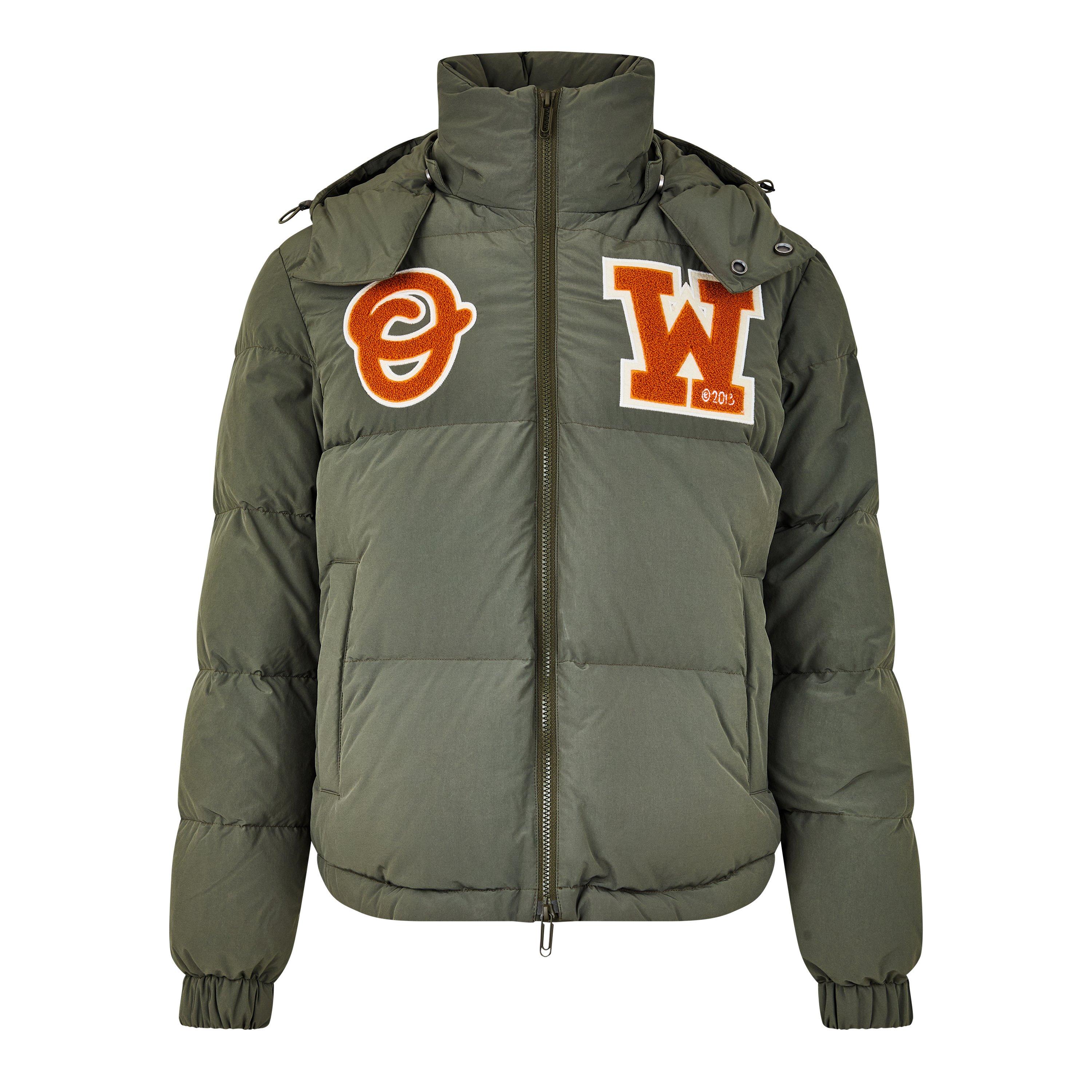 Off White Patch Puffer Jacket