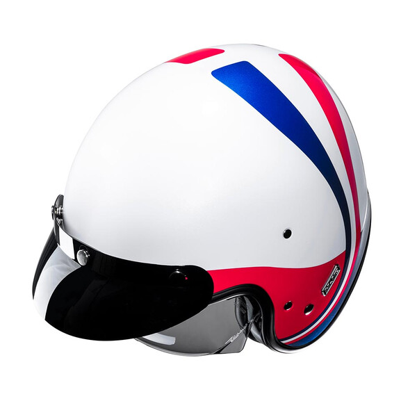 HJC - Casque V31 Emgo MC21 / Blanc / Rouge / Bleu / Brillant