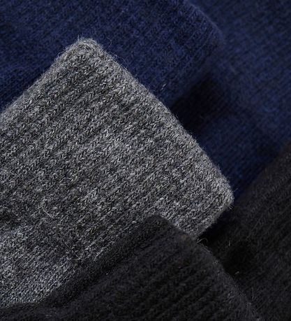 CeLaVi Handsker - Uld/Nylon - 5-pak - Sort/Bl?