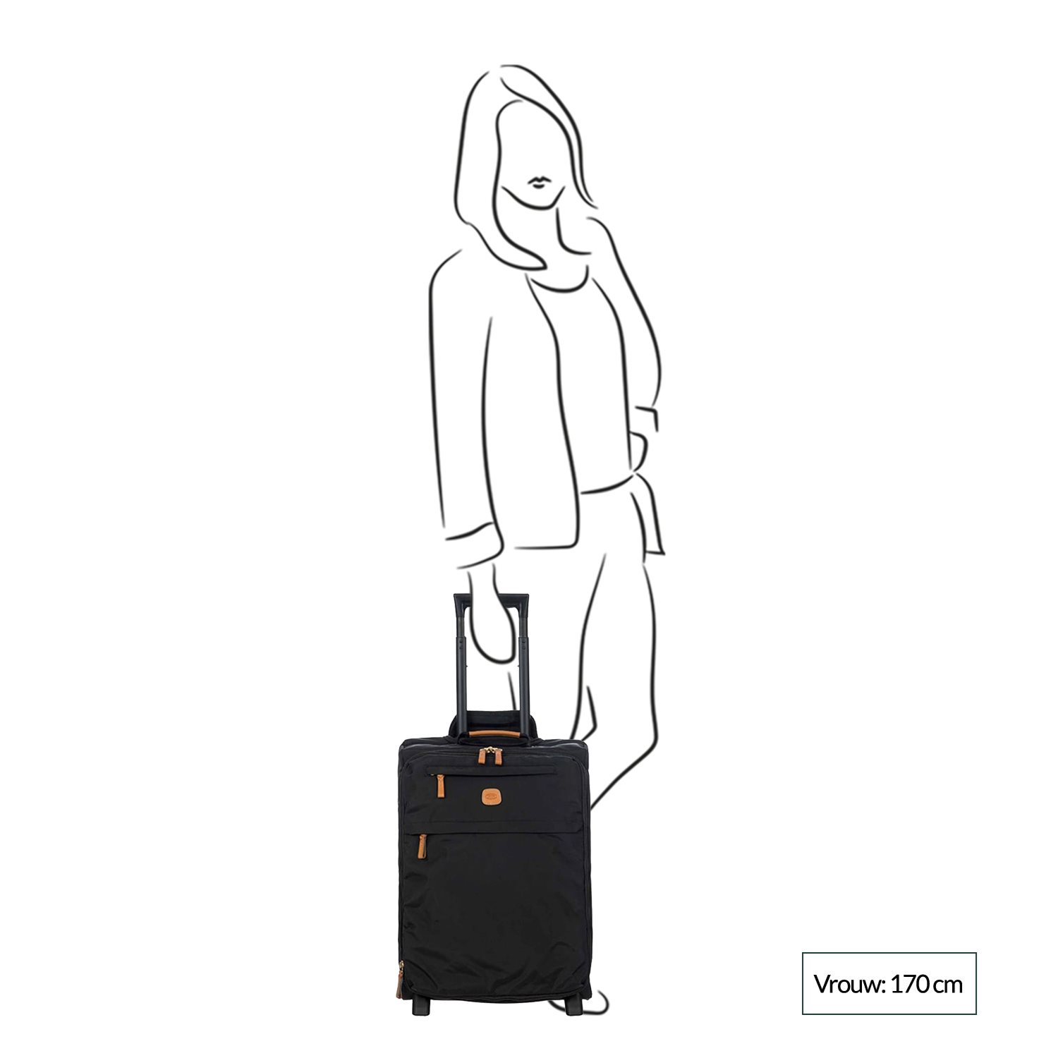 Bric's X Collection 2-Wheel Expandable Trolley 50 ocean blue