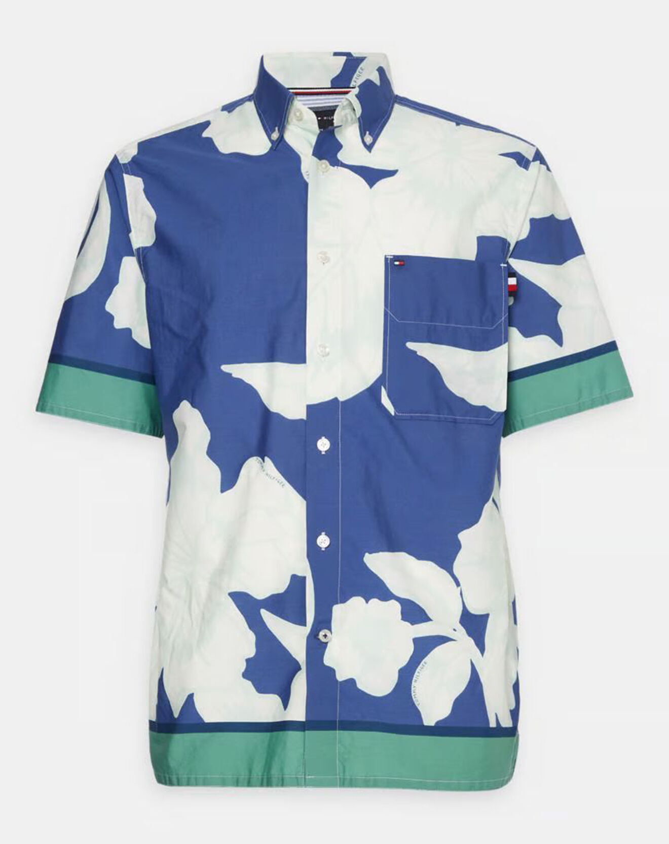 Tommy Hilfiger Chemisette droite Hawaïenne bleu/vert/blanc