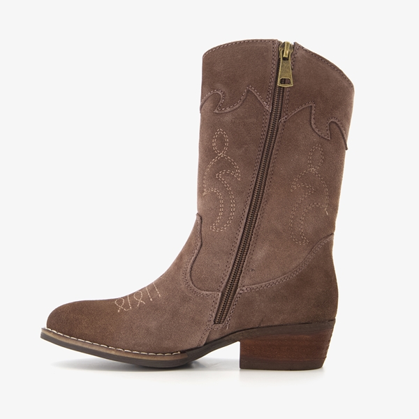TwoDay suede meisjes western laarzen