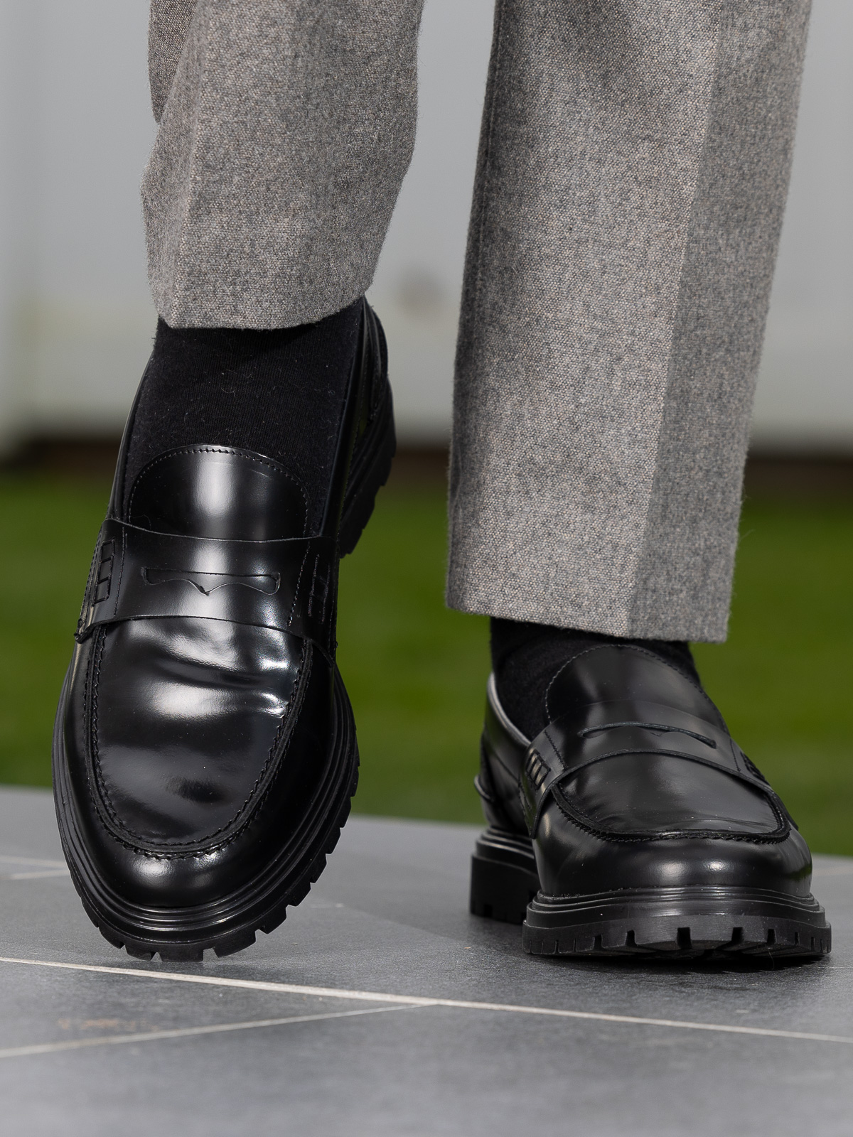 Gregers - Moccasin Black - Trapes Sko