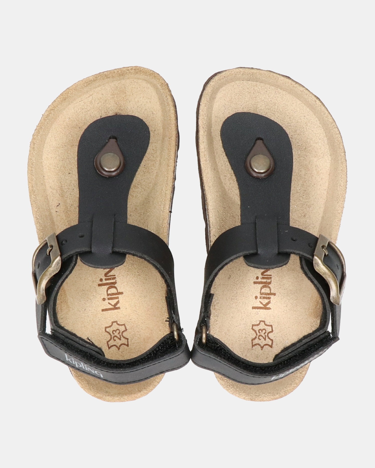 Kipling Juan 3 Sandalen  - zwart