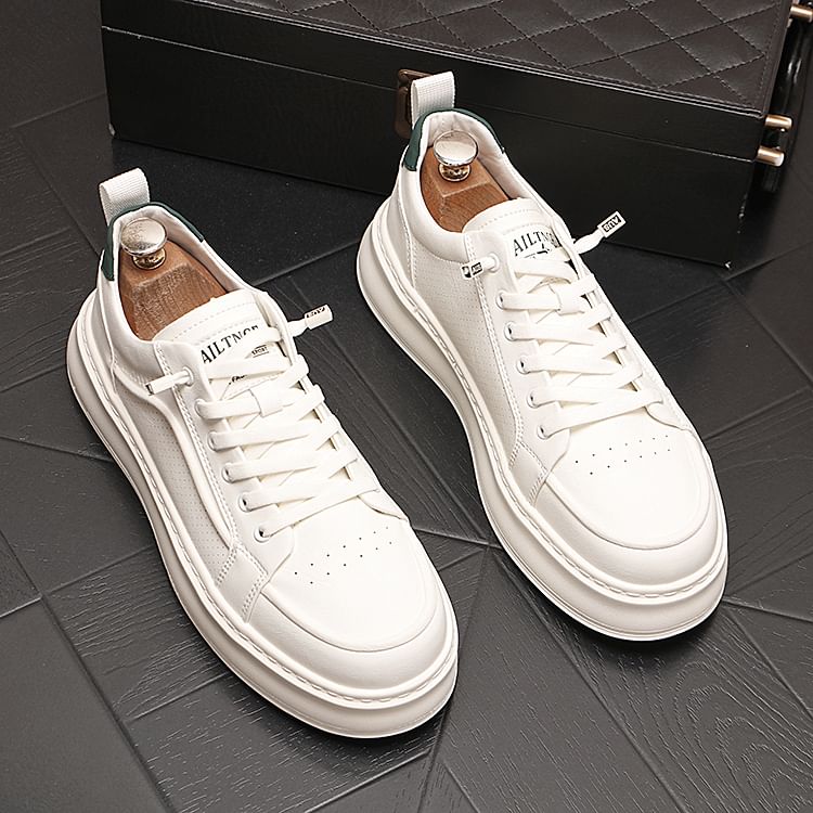 Mr Ozera - Veterschoenen met letters en platform