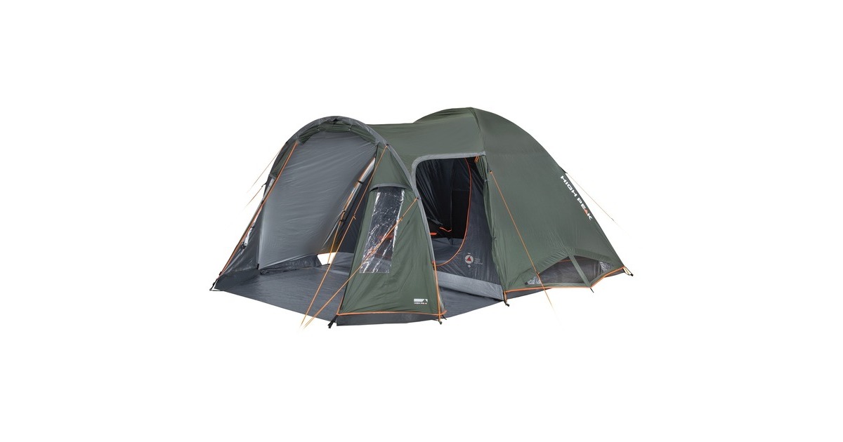 High PeakTessin 4.1 tent  (Donkergroen/grijs, Climate Protection 80)