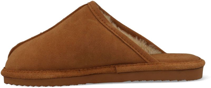 Pantoffel Warmbat Men Barron Suede Cognac