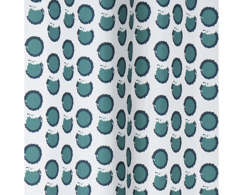 Spirella Deep Forest Textiel Douchegordijn 180 x 200 cm Wit/Blauw/Groen