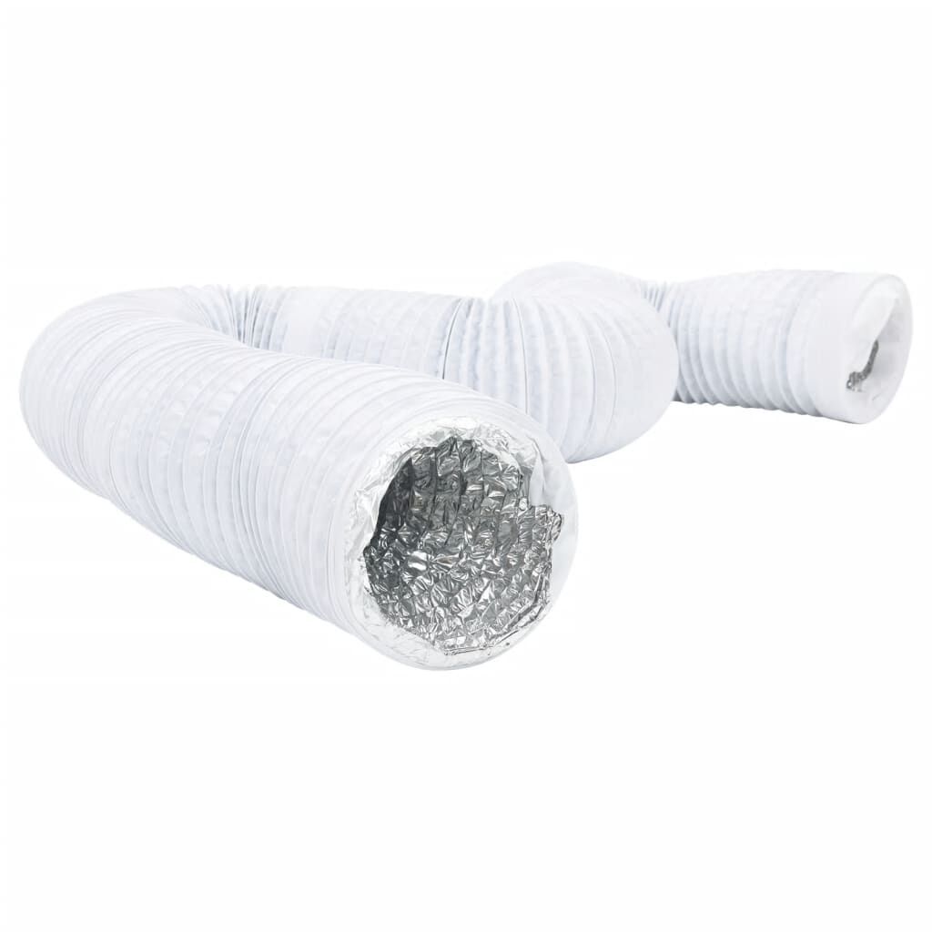 vidaXL Ventilatiekanaal, aluminium en PVC, 6 m, Ø10 cm