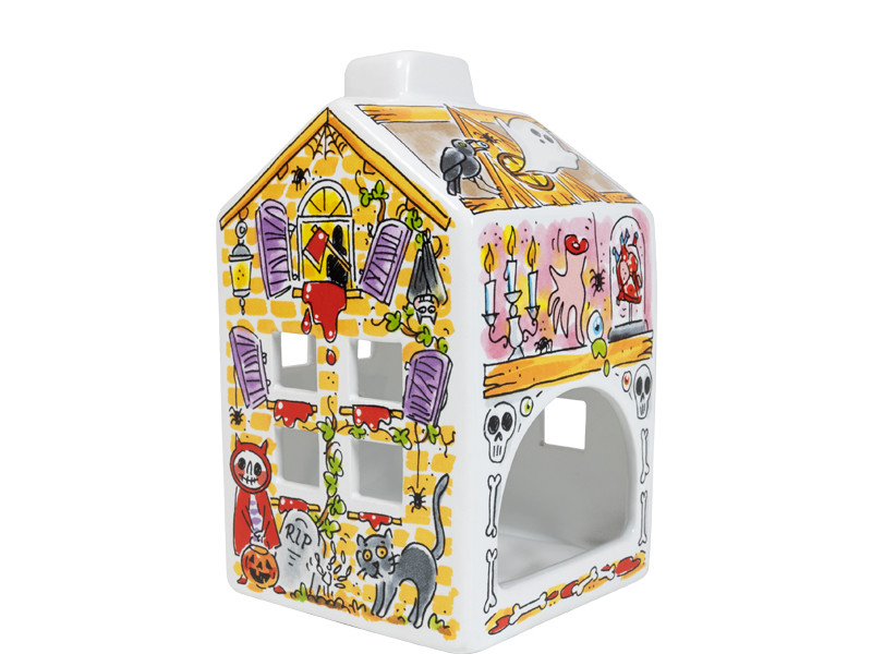 Theelicht huis Halloween