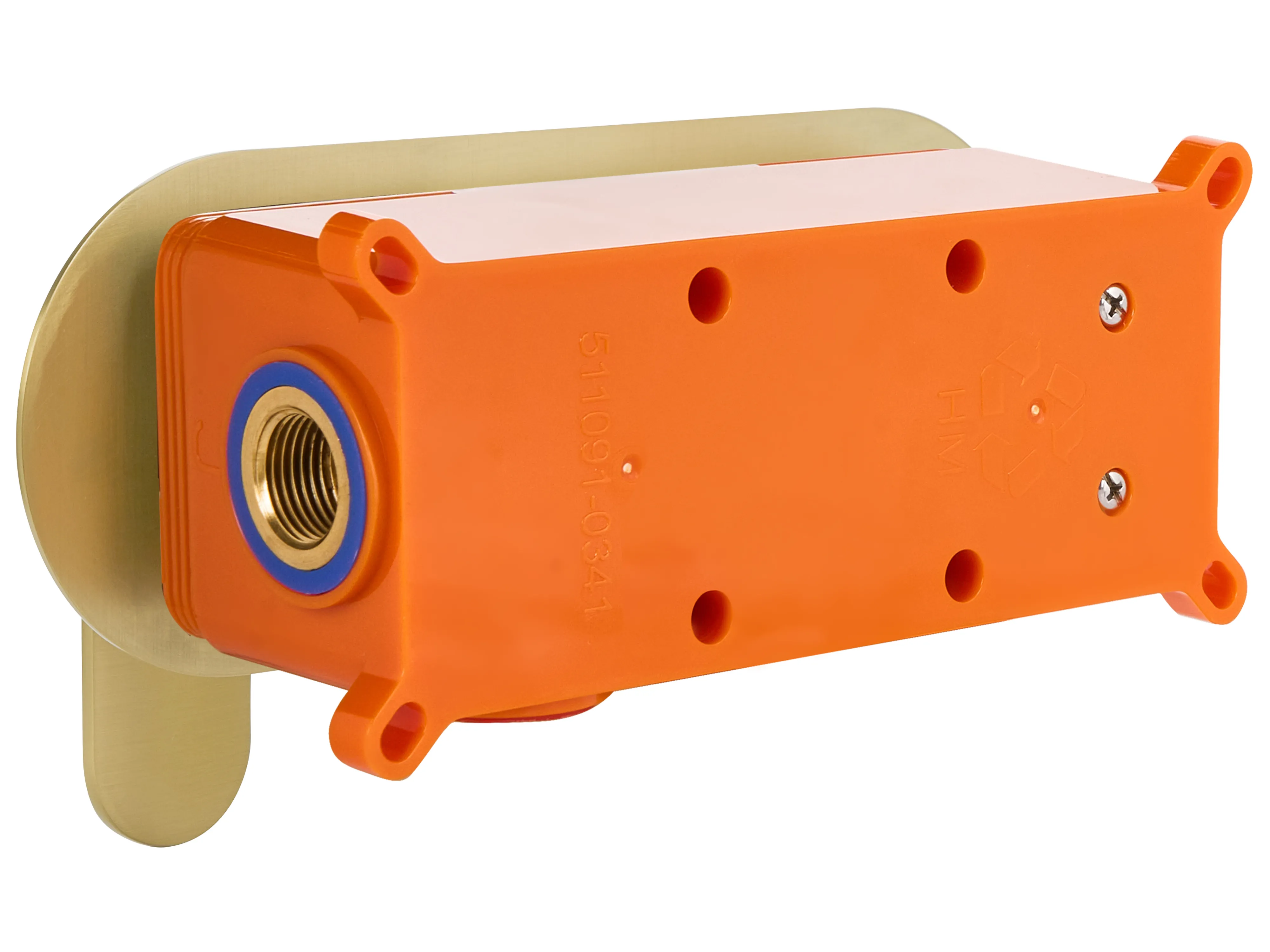 Wandgemonteerde mengkraan CHAPALA Messing Goud
