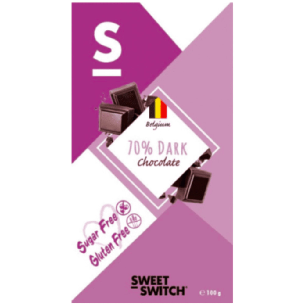 6x Sweet-Switch Chocolade Puur 100 gr
