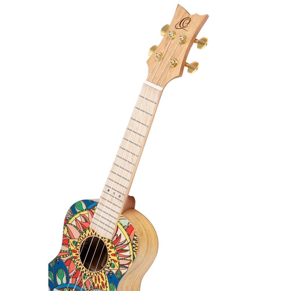 Ortega RUAR-MI Art Series Concert Size Ukulele Mystic India concert ukelele