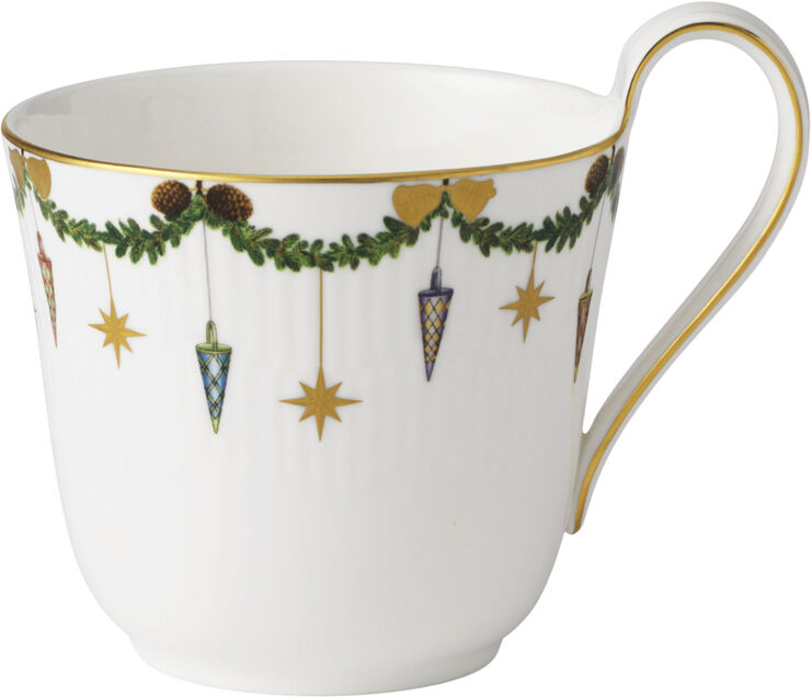 Royal Copenhagen STJERNE RIFLET JUL HØJHANKSKOP 33 CL Multi