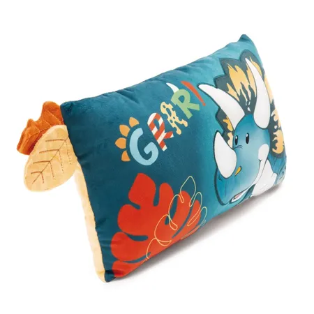 NICI Kissen Dino Cerastupsy 43x25cm GREEN