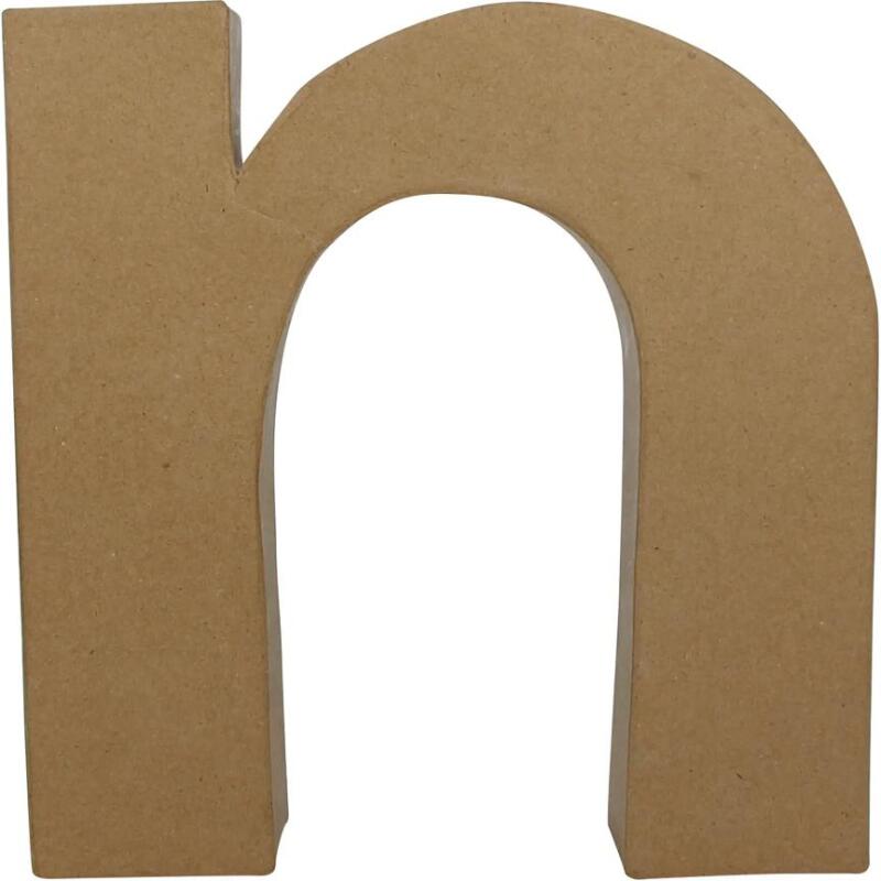Lettre N fantaisie - Kraft
