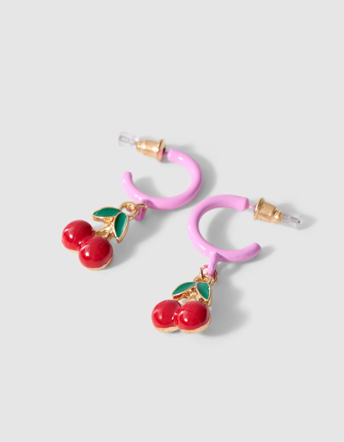 Cherry Charm Oorbellen Roze