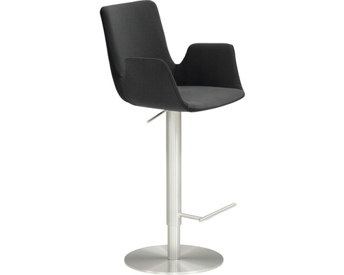 Barkruk Mayer zitmeubel 1220 52 x 47 x 88 cm staal chroom mat/graohiet