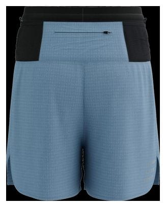 Short Compressport Trail Overshort Bleu / Noir