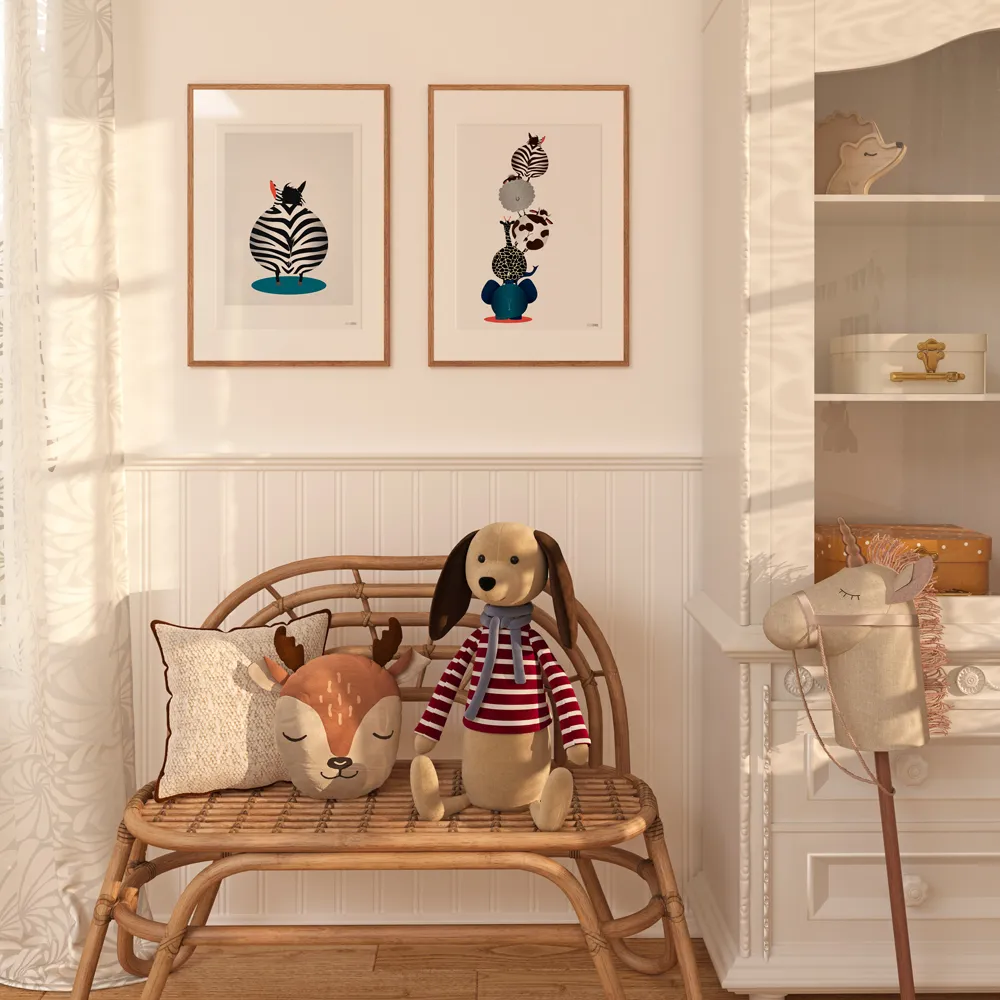 Poster&Frame Plakat - Zebra