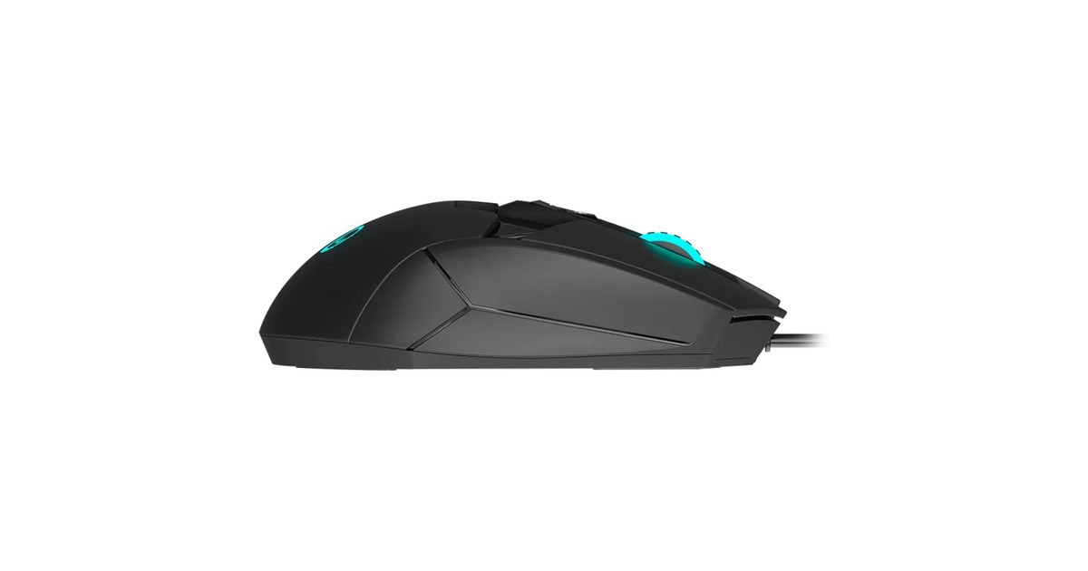 LORGARStricter 579 gaming muis  (Zwart, 400 - 12000 dpi, RGB, OLED Display)