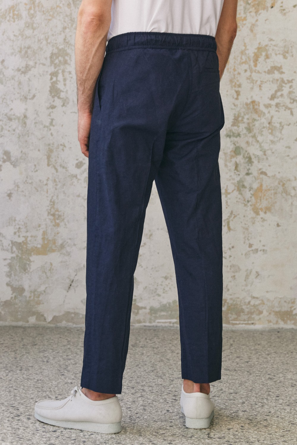 About Companions Leinenhose Max Trousers Navy