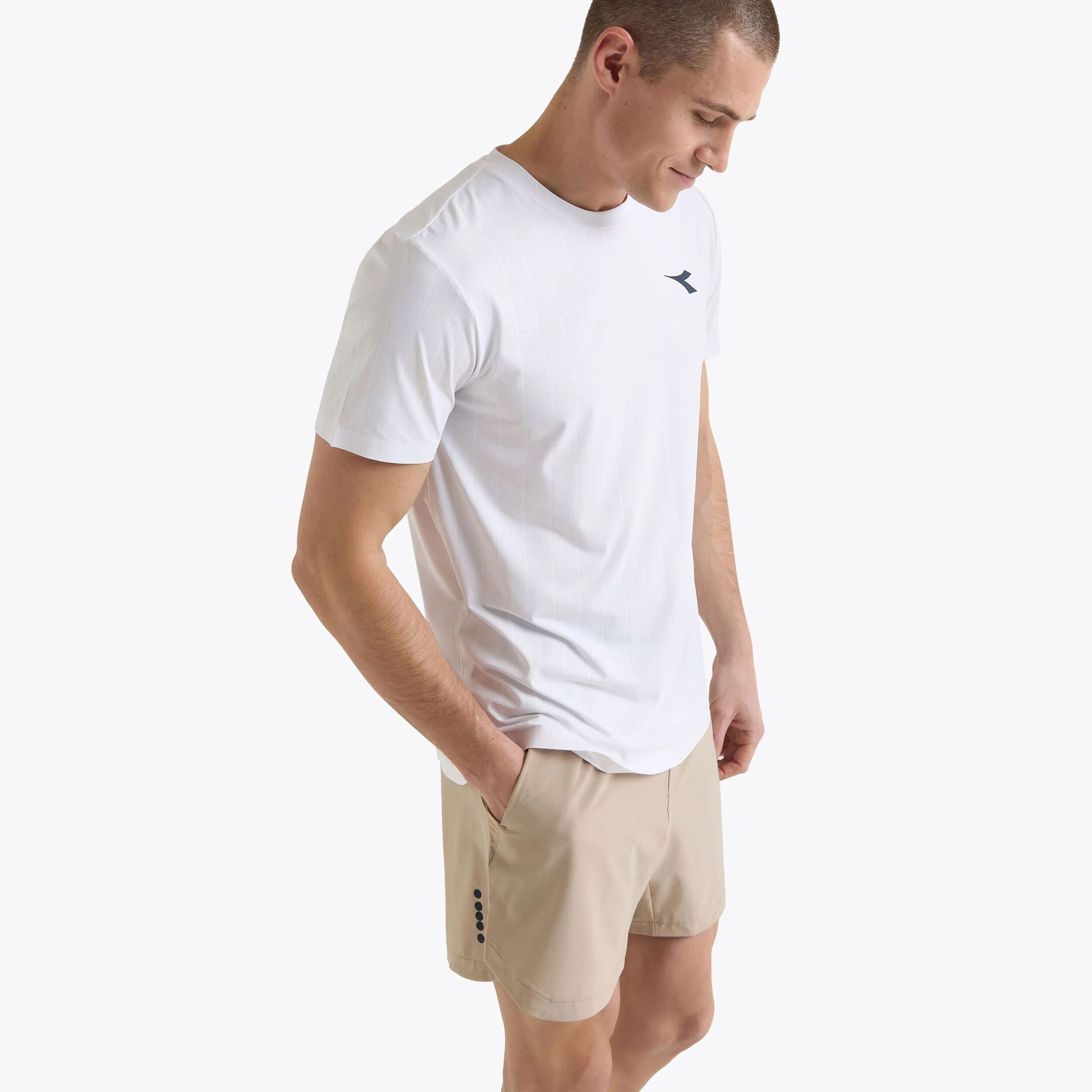 Diadora Icon T-shirt Hommes - Blanc