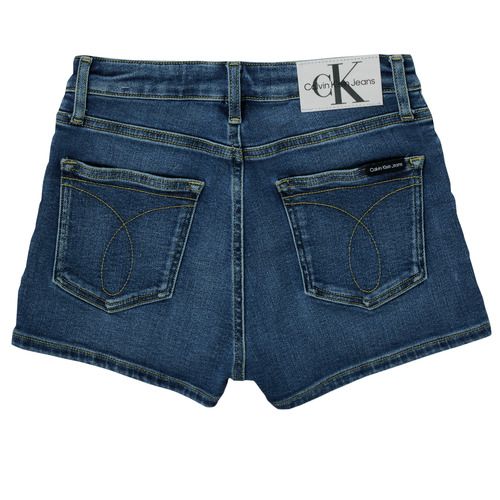 Calvin Klein Jeans - RELAXED HR SHORT MID BLUE - Bleu