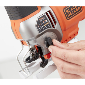 BLACK DECKER decoupeerzaag BES610KAS-QS incl 5 zaagbladen