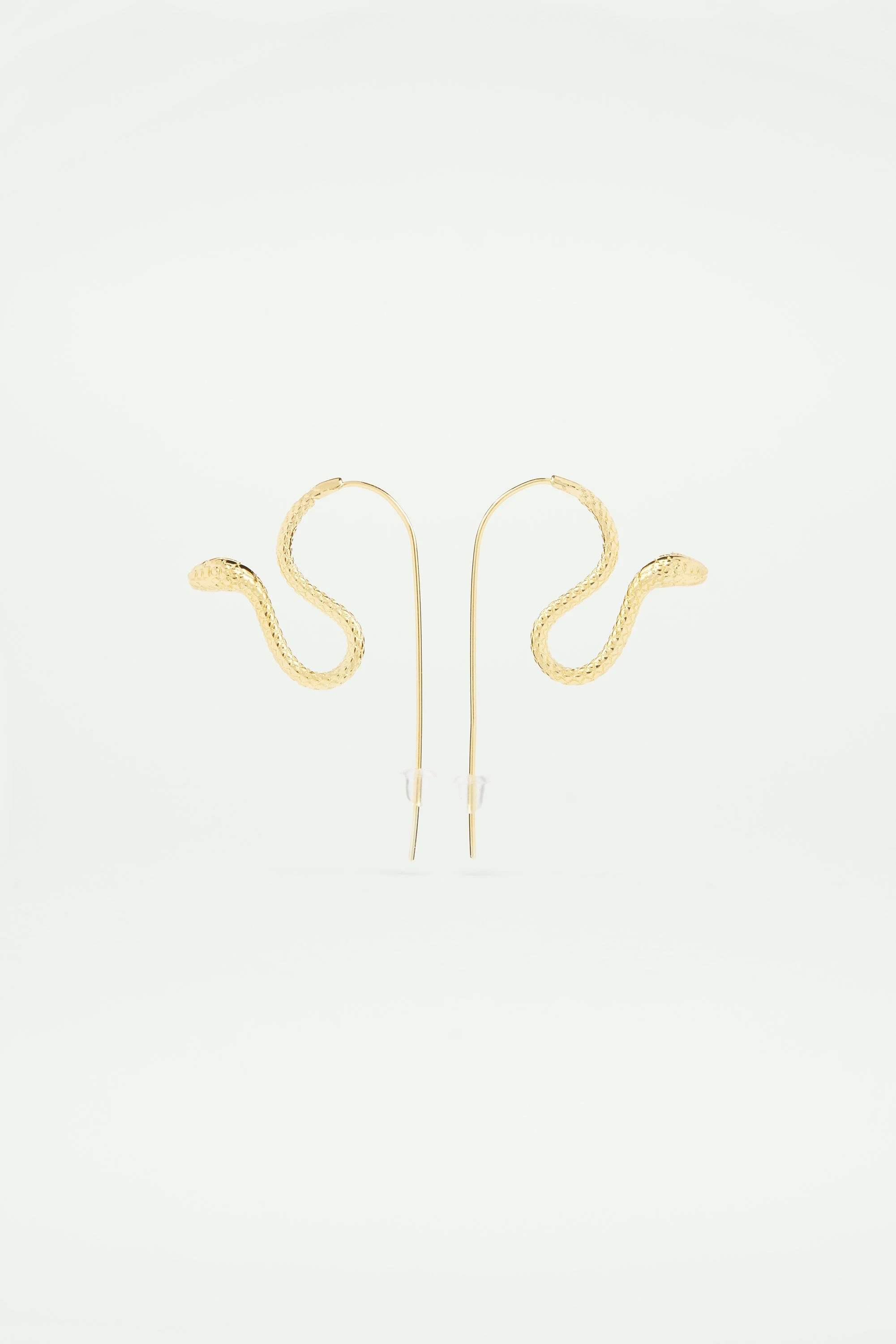 Boucles d'oreilles vipère ondulante | Jaune
