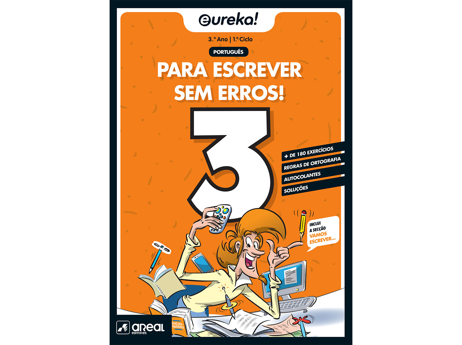 LIVRO EUREKA! PARA ESCREVER SEM ERROS 3 - 3.º ANO