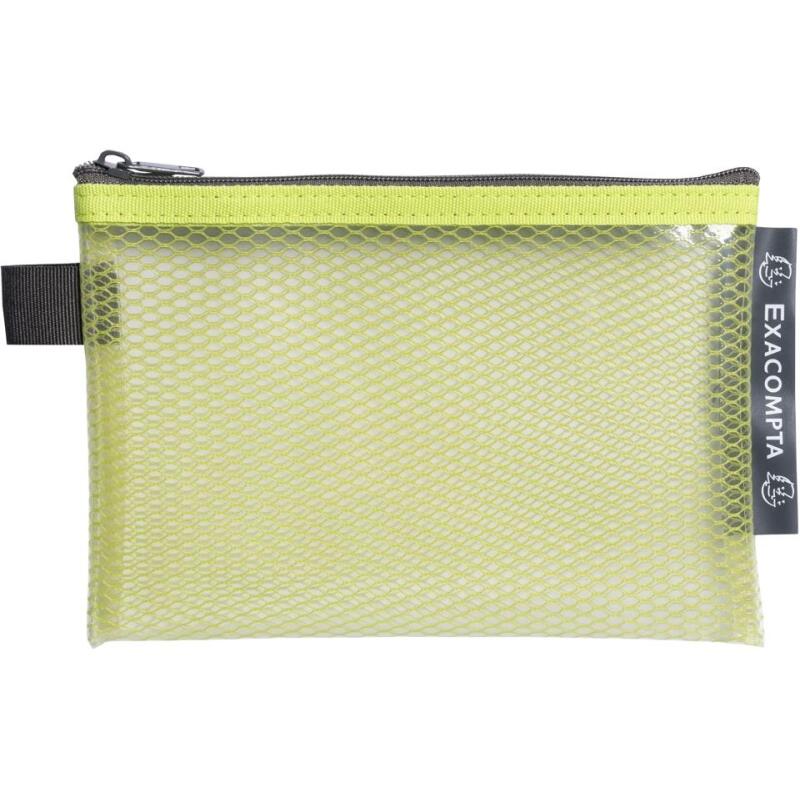 Pochette à fermeture éclaire en plastique souple Pop'N Co - Couleurs assorties