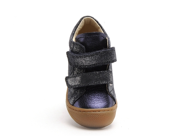 Naturino boots bottine bebe cocoon vl suede glittermetallic noir