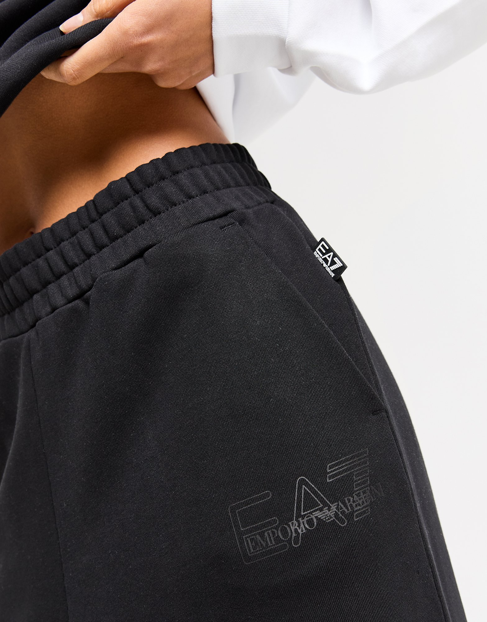 Emporio Armani EA7 Pantalon de jogging Wide Leg Femme