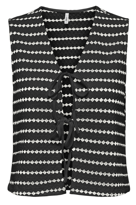 Only zwarte dames gilet